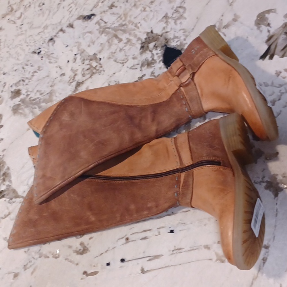 NEW Bed Stu Roan Karolus Leather Tall Riding Boots Women's SZ 6.5